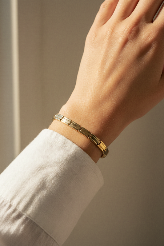 Gold Düz Blok – Lifestyle 1